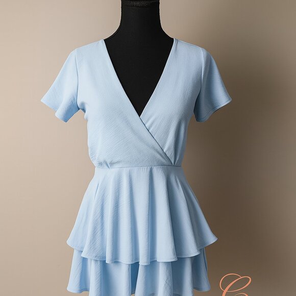 ALTRD State Tiered Ruffle Romper Size Small | Curated Revival - Picture 2 of 3